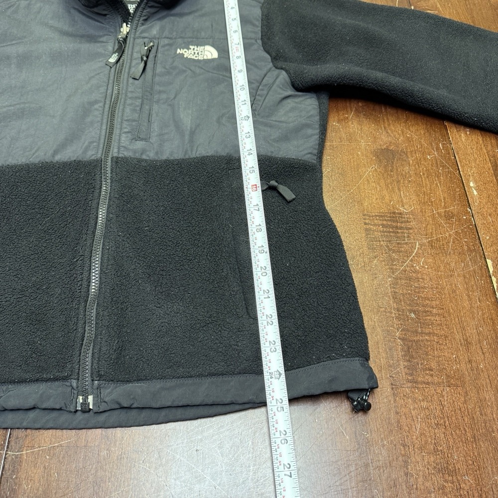 The North Face Women's Black Fleece Jacket‎ Full Zip Logo Size Denali Medium - Picture 7 of 7